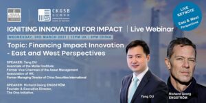 Financing Impact Innovation – East and West Perspectives